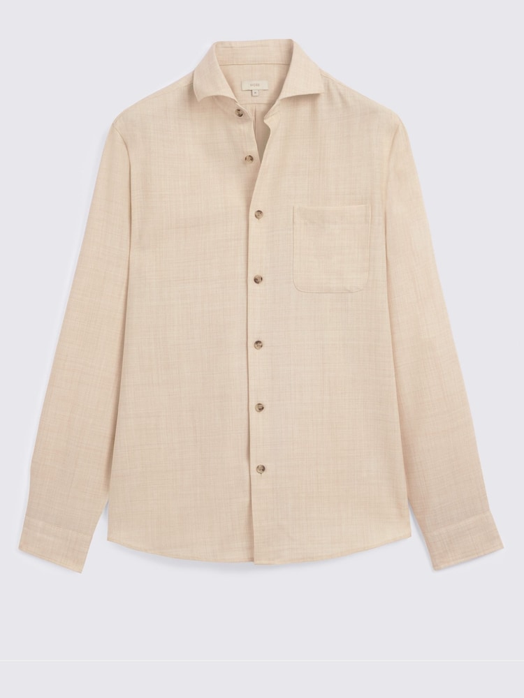 MOSS Natural Tropical Overshirt - Image 4 of 4 MOSS Natural Tropical Overshirt - Image 4 of 4