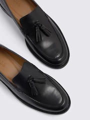 حذاء Finchley سهل اللبس من الجلد من MOSS - Image 4 of 4