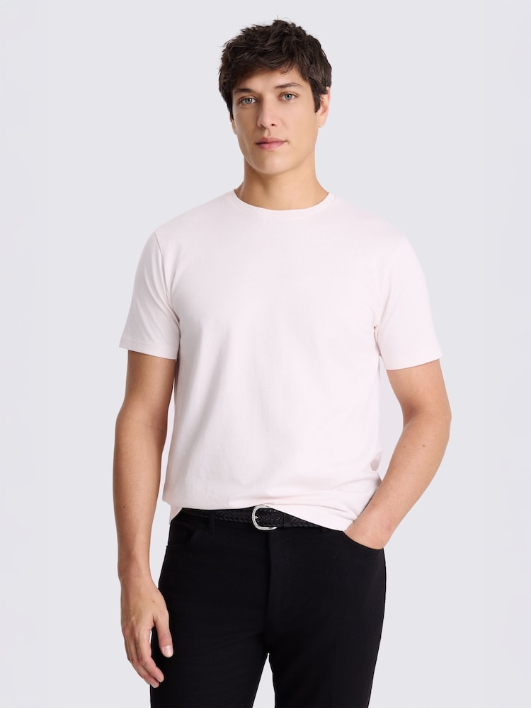 MOSS Pink Crew Neck T-Shirt - Image 1 of 3