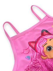 Character Pink Gabby’s Dollhouse Swimming Costume Swimsuit - Image 4 of 11