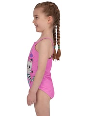 Character Pink Gabby’s Dollhouse Swimming Costume Swimsuit - Image 9 of 11