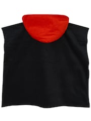 Character Black Hot Wheels Racecar Hooded Towel Poncho - Image 9 of 12