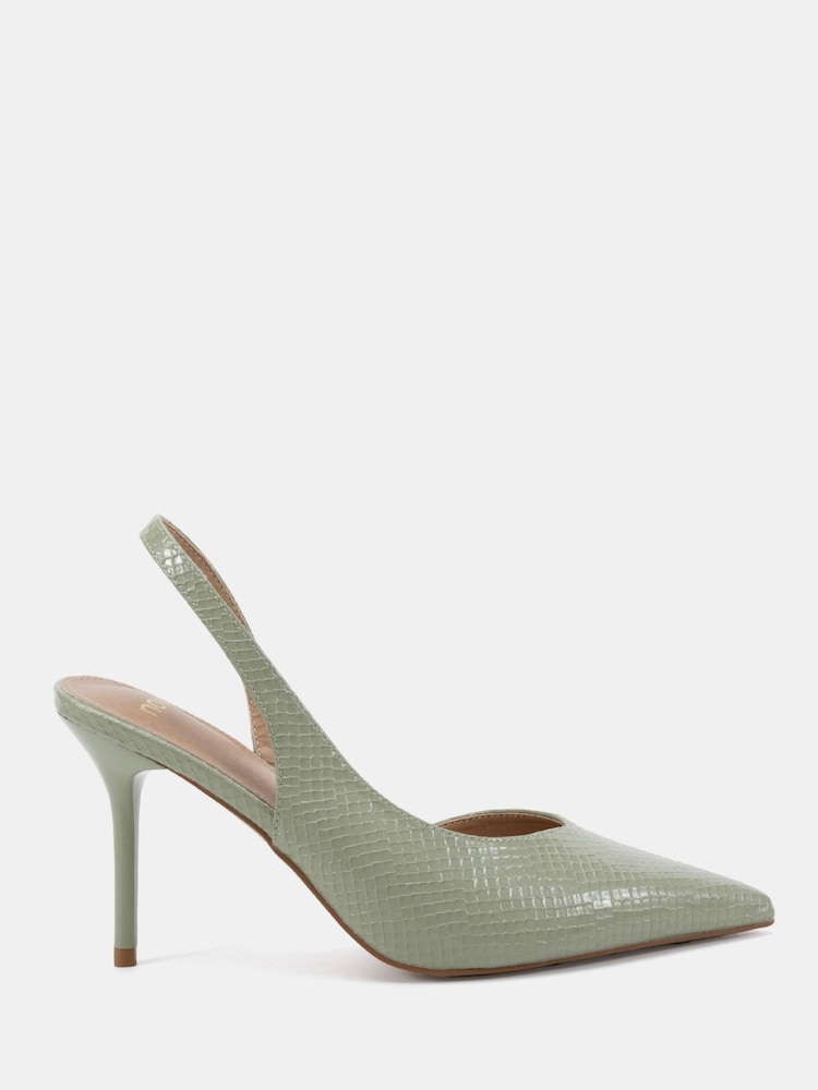 Novo Green Standard Fit Hayley Sweetheart Slingback Courts - Image 2 of 6