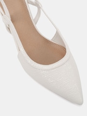 Rosa - Novo Halo Slingback-Halbschuhe mit Twist-Detail - Bild 5 von 6