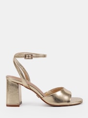 Novo Gold Standard Fit Lydia Block Heel Ankle Strap Sandals - Image 2 of 6