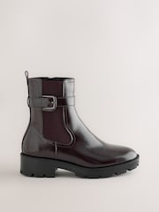 Burgundy Red Extra Wide Fit Chelsea Boots - Image 1 of 5
