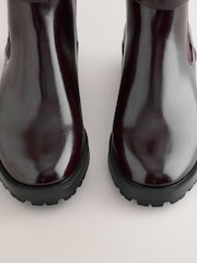 Burgundy Red Extra Wide Fit Chelsea Boots - Image 3 of 5