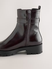 Burgundy Red Extra Wide Fit Chelsea Boots - Image 5 of 5