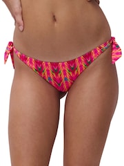 Chantelle Easy Pop Tie Side Pink Bikini Briefs - Image 1 de 3