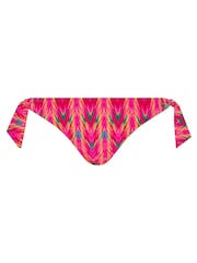 Chantelle Easy Pop Tie Side Pink Bikini Briefs - Image 3 de 3