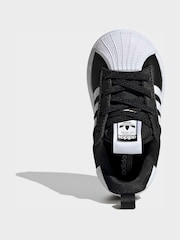 adidas Originals Black Superstar Quickon Younger Boys Trainers - Image 7 of 10