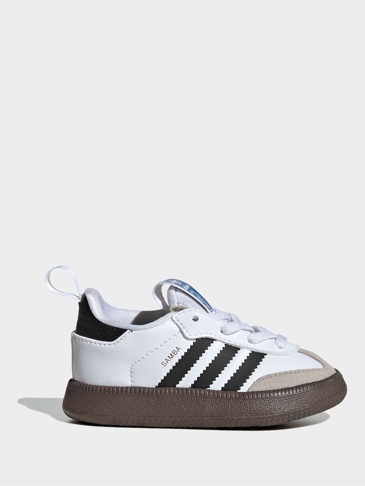 adidas Originals White Samba Quickon Trainers - Image 1 of 10 adidas Originals White Samba Quickon Trainers - Image 1 of 10