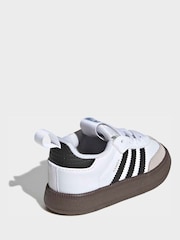 adidas Originals White Samba Quickon Trainers - Image 5 of 10
