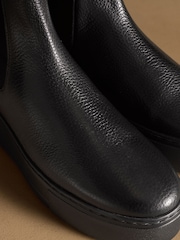 Russell & Bromley Black Park Way Flatform Chelsea Boots - Image 4 of 7