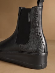 Russell & Bromley Black Park Way Flatform Chelsea Boots - Image 6 of 7