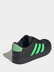 adidas Black/Green VL Court 3.0 Trainers - Image 4 of 8