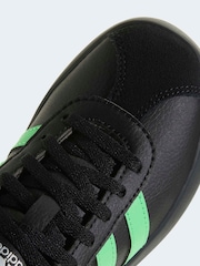 adidas Black/Green VL Court 3.0 Trainers - Image 7 of 8