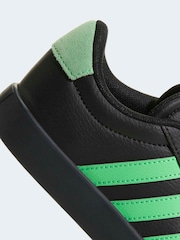 adidas Black/Green VL Court 3.0 Trainers - Image 8 of 8