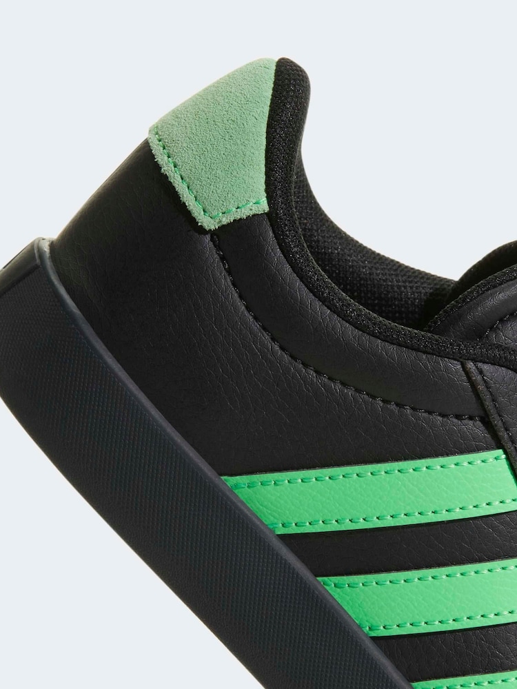 adidas Black/Green VL Court 3.0 Trainers - Image 8 of 8 adidas Black/Green VL Court 3.0 Trainers - Image 8 of 8