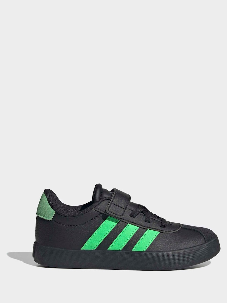 adidas Black Vl Court 3.0 Trainers - Image 1 of 8 adidas Black Vl Court 3.0 Trainers - Image 1 of 8