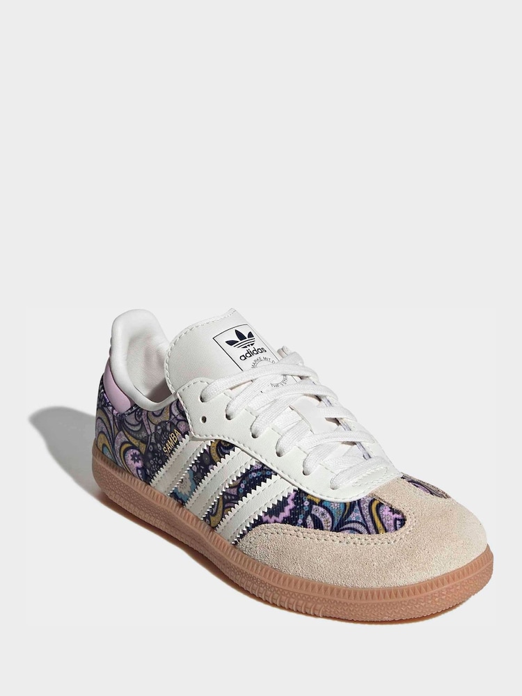 adidas Originals White Samba Trainers - Image 1 of 9