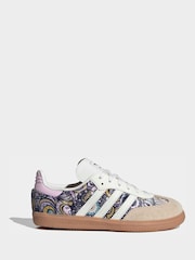 adidas Originals White Samba Trainers - Image 3 of 9