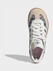 adidas Originals White Samba Trainers - Image 6 of 9