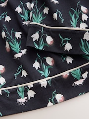 Cath Kidston Ecru/Navy Snowdrop Print Pointelle Long Sleeve Pyjamas Set - Image 5 of 5