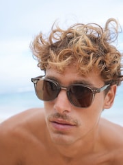 Estella Bartlett Grey Translucent Lima Sunglasses - Image 1 of 4