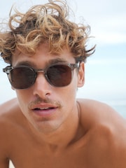 Estella Bartlett Grey Translucent Lima Sunglasses - Image 2 of 4