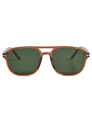 Estella Bartlett Brown Amber Hong Kong Sunglasses - Image 3 of 5