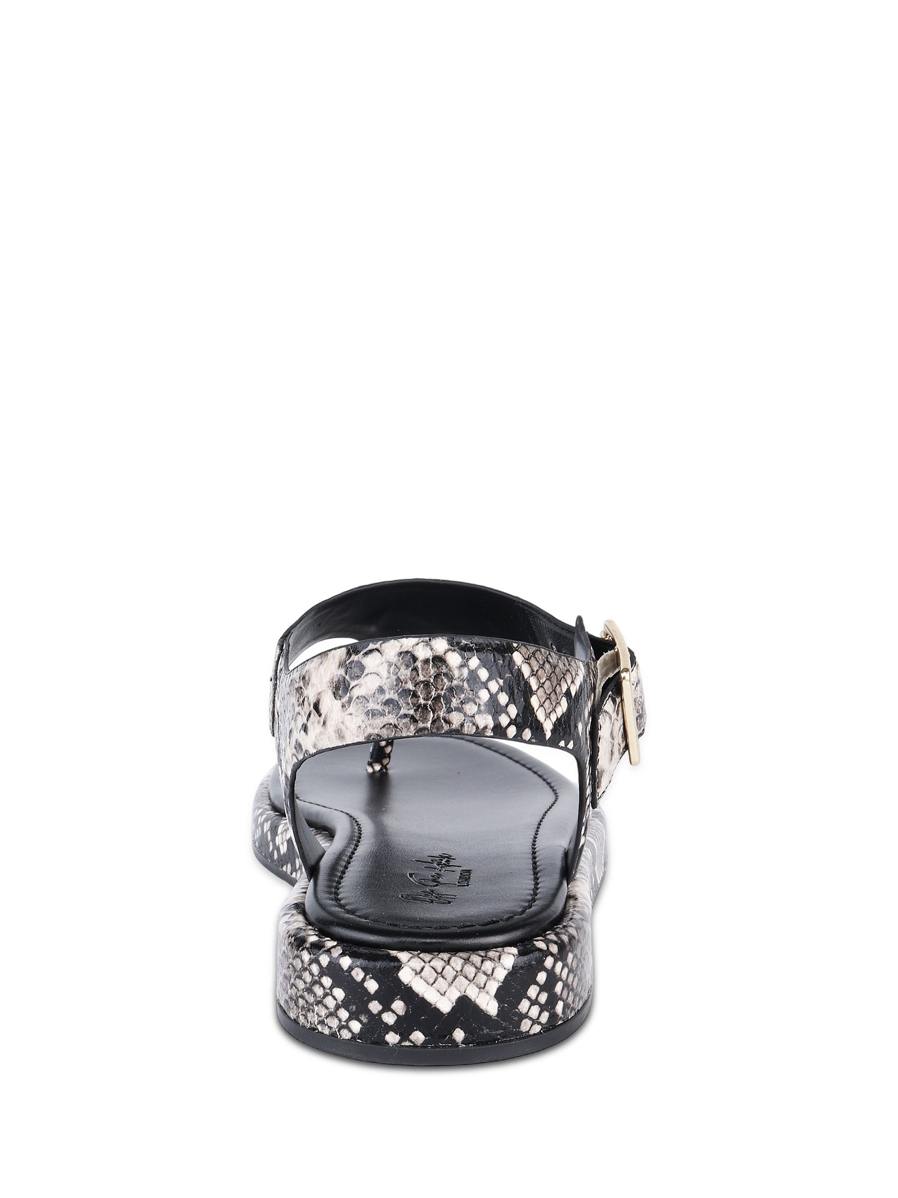 Buy Off The Hook Animal Adelie Leather Thong Flat Sandals from