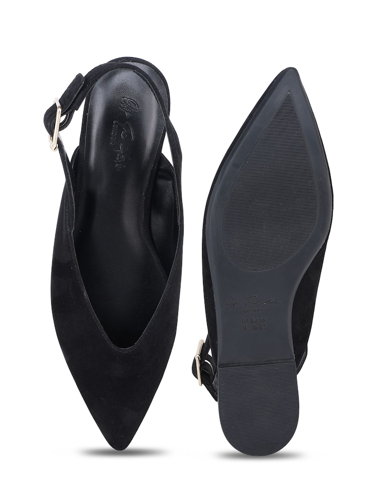 Off The Hook Shenley Suede Leather Slingback Ballet Flats - Bild 6 von 6 Off The Hook Shenley Suede Leather Slingback Ballet Flats - Bild 6 von 6