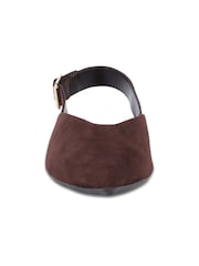 Off The Hook Shenley Slingback Flats i mocka och läder - Bild 4 av 6