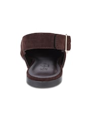 Off The Hook Shenley Slingback Flats i mocka och läder - Bild 5 av 6