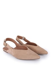 Off The Hook Shenley Suede Leather Slingback Ballet Flats - Bild 3 von 6