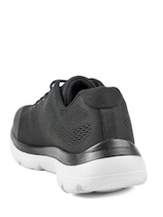Pavers Black Wide Fit Memory Foam Lace-Up Trainers - Image 3 of 5