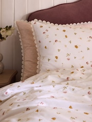 Laura Ashley Plaster Pink Neve Floral 100% Cotton Duvet Cover and Pillowcase Set - Image 5 of 7