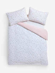 Laura Ashley Plaster Pink Neve Floral 100% Cotton Duvet Cover and Pillowcase Set - Image 7 of 7