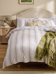 Laura Ashley Chocolate Truffle Tuileries 200 Thread Count Cotton Sateen Duvet Cover and Pillowcase Set - Image 5 of 9