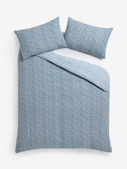 Laura Ashley Denim Blue Sweet Alyssum Brushed Cotton Duvet Cover and Pillowcase Set - Image 6 of 7