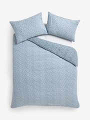 Laura Ashley Denim Blue Sweet Alyssum Brushed Cotton Duvet Cover and Pillowcase Set - Image 7 of 7