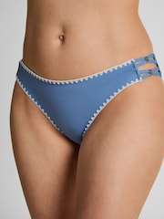 Hunkemoller Blue Joburg Rio Bikini Bottoms - Image 2 of 5