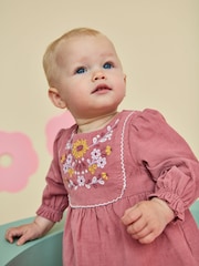 Jojo Maman Bébé Embroidered Dress Set - Εικόνα 1 του 8