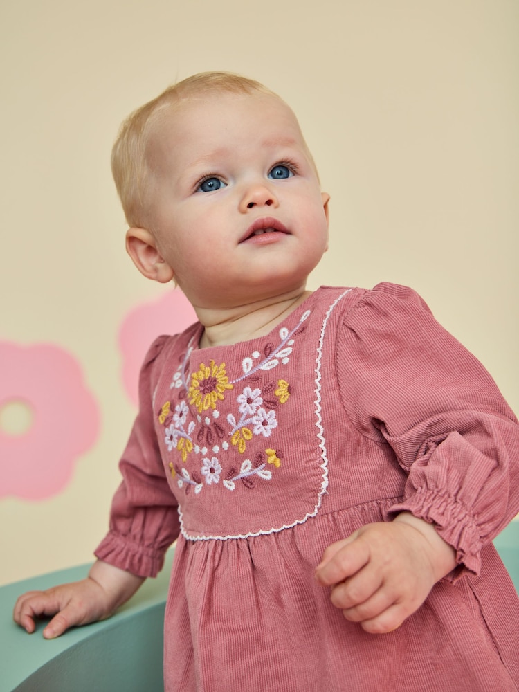 Jojo Maman Bébé Embroidered Dress Set - Εικόνα 1 του 8 Jojo Maman Bébé Embroidered Dress Set - Εικόνα 1 του 8
