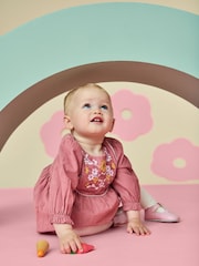 Jojo Maman Bébé Embroidered Dress Set - Εικόνα 2 του 8