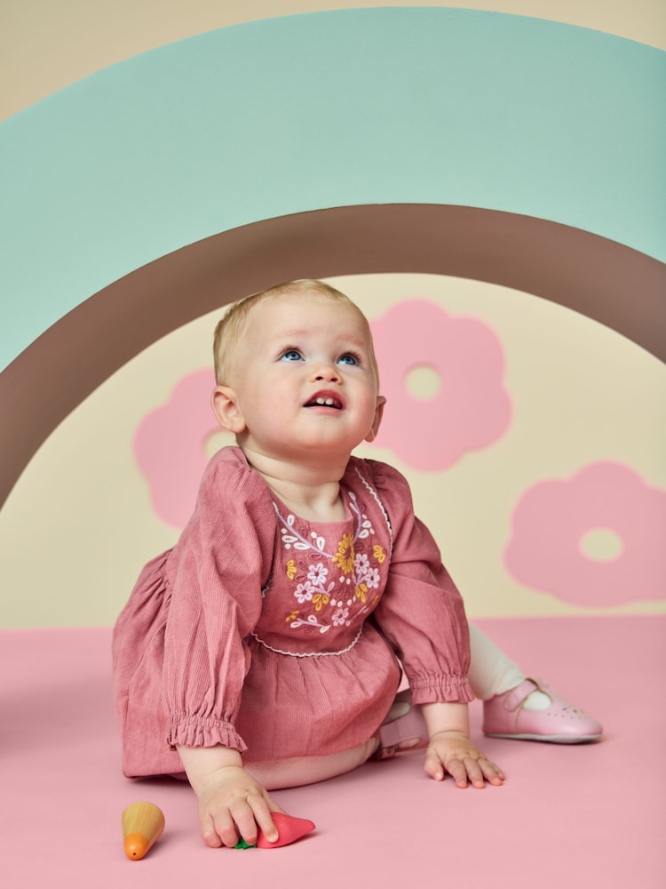 Jojo Maman Bébé Embroidered Dress Set - Εικόνα 2 του 8 Jojo Maman Bébé Embroidered Dress Set - Εικόνα 2 του 8
