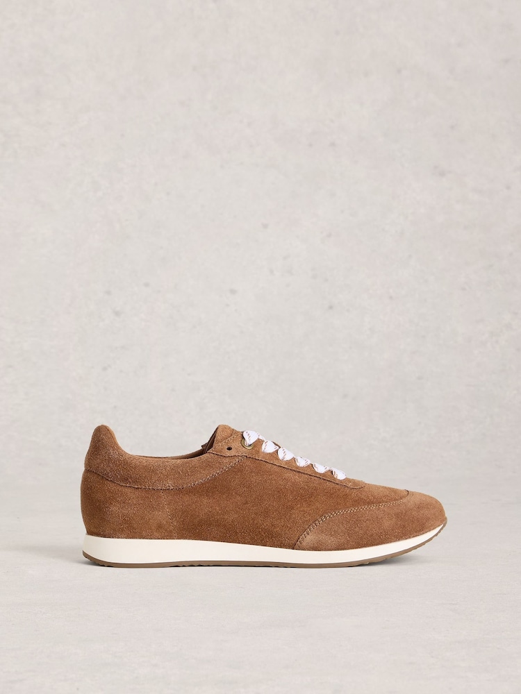 White Stuff Brown Riley Runner Trainers - Image 1 of 4
