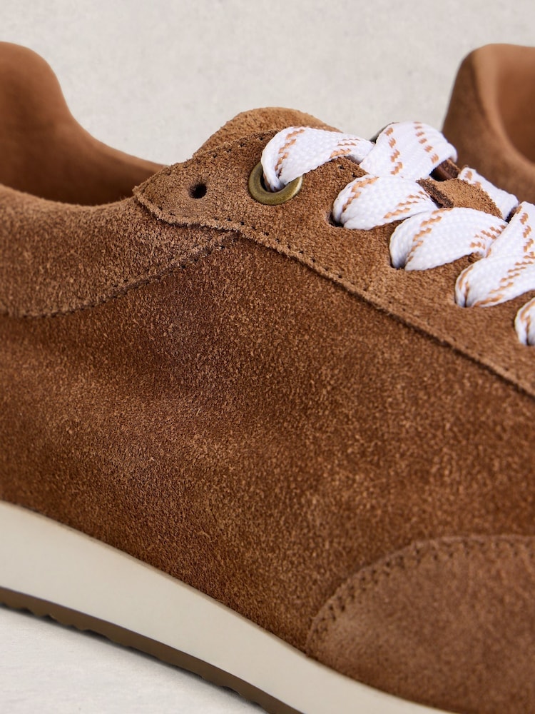 White Stuff Brown Riley Runner Trainers - Image 4 of 4