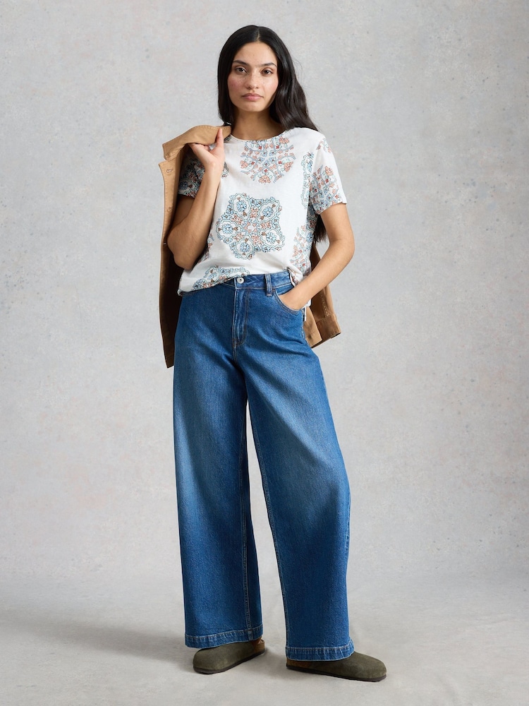 White Stuff Ivory Abbie T-Shirt - Image 2 of 6